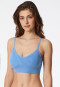 Bustier naadloze uitneembare pads lichtblauw - Casual Seamless