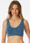 Bustier naadloos uitneembare pads atlantisch blauw - Classic Seamless