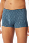 Shorts Modal gemustert atlantikblau - Long Life Soft