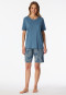 Schlafanzug kurz atlantikblau - Comfort Nightwear