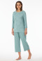 Pyjamas 3/4-long jade - Comfort Nightwear