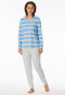 Schlafanzug lang hellblau - Casual Essentials