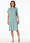 Nachthemd kurzarm Palmenprint jade - Comfort Nightwear