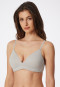 Soft-BH gepadded ohne Bügel grau-jaspe - Invisible Soft