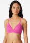 Soft padded bra without underwire fuchsia - Invisible Soft