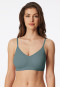 Bustier Mikrofaser herausnehmbare Pads mineral - Invisible Soft