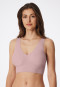 Bustier Mikrofaser herausnehmbare Pads zartrosa - Invisible Soft