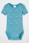 Bodys kurzarm 2er-Pack Feinripp hellblau - Natural Love