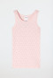 Onderhemden, set van 2, bloemenmotief, roze - Fine Rib