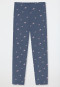 Leggings set van 2 donkerblauw - 95/5