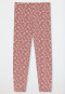 Leggings set van 2 stuks dierenprint mauve - 95/5