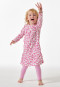Pajamas long Organic Cotton flounce leggings hearts rosé - Girls World