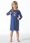 Nachthemd langarm Organic Cotton Panda blau - Girls World