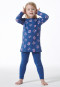 Pigiama lungo in Organic Cotton leggings panda blu - Girls World