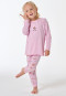 Pyjamas long pyjamas cuffs rainbow sun violet - Kids Nightwear