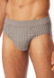 Minislip Fine Interlock clay red patterned - Fine Interlock