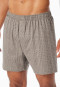 Boxershorts interlock clay gedessineerd - Fine Interlock