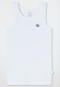 Lot de 2 maillots de corps vert/blanc - Fine Rib