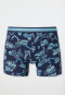 Shorts 3er-Pack Organic Cotton Webgummibund Streifen und Fahrzeugprint - 95/5