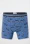Shortjes set van 3 stuks Organic Cotton streepjes auto's blauw - 95/5 Organic