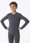 Shirt lange mouwen unisex blauw - Active