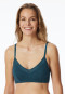 Bustier Spitze ohne Bügel petrol - Modern Lace