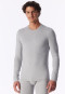 Long-Sleeve Warm Shirt, Mottled Grey - Casual Warming