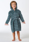 Velour stripes mineral bathrobe - Kids Nightwear