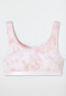 Bustiers 2er-Pack Batik graphit/ rosa - 95/5
