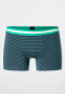 Lot de 3 shorts à rayures bleu foncé/vert - 95/5