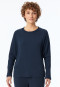 Sweatshirt fine rib midnight blue - Mix+Relax