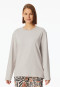Shirt long-sleeve round neck gray-jaspé-gray - Mix+Relax