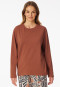 Shirt long-sleeve round neck terracotta - Mix+Relax