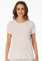 Shirt short sleeve round neck off-white - Mix+Relax