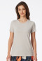 Shirt short sleeve round neck gray-jaspé-gray - Mix+Relax