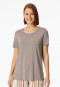 Shirt short sleeve round neck clay red - Mix+Relax