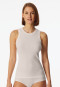 Topje fijnrib off-white - Revival Paula