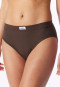 Tai-Slip Feinripp dunkelbraun - Revival Paula