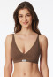 Ajourée bustier seamless dark brown - Revival Alma