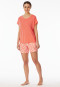 Short pyjamas interlock peach - Modern Nightwear