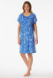 Nachthemd kurzarm Interlock hellblau - Modern Nightwear