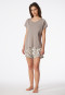 Schlafanzug kurz Interlock clay - Modern Nightwear