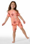 Schlafanzug kurz Rollsaum Sonnen apricot - Girls World