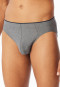 Slip super mini blu notte a strisce - premium Jacquard