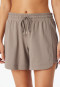 Pantalon court en interlock mercerisé clay - Mix+Relax