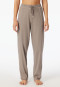 Hose lang merzerisierter Interlock clay - Mix+Relax
