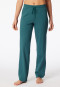 Pants long mercerised interlock green - Mix+Relax