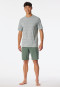 Korte pyjama palm kaki - 95/5