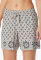 Hose kurz Ikat-Muster grau-jaspe - Mix+Relax