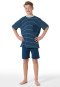 Schlafanzug kurz Streifen indigo - Nightwear